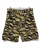 EVISUエヴィス）の古着「タイガーカモカーゴショーツ」｜オリーブ