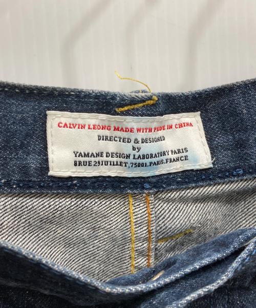 EVISU（エヴィス）EVISU (エビス) ビッグペイントデニムハーフパンツ インディゴ サイズ:36の古着・服飾アイテム