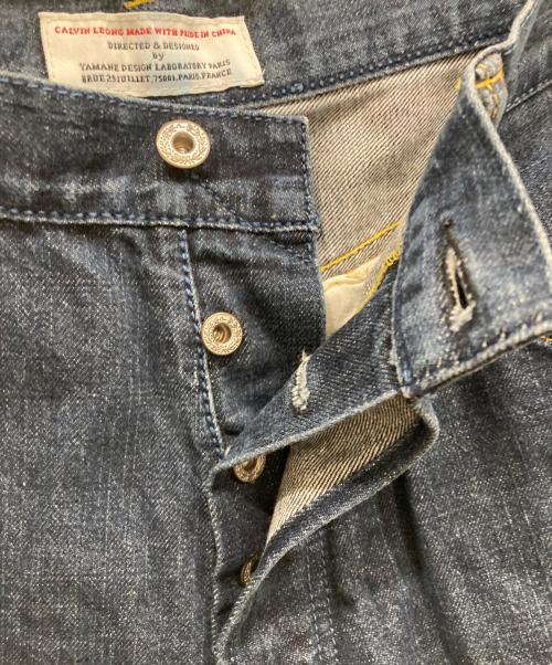 EVISU（エヴィス）EVISU (エビス) ビッグペイントデニムハーフパンツ インディゴ サイズ:36の古着・服飾アイテム