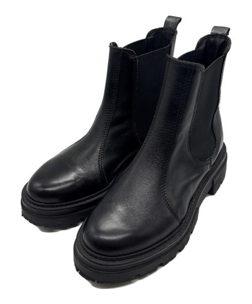 ENESS（エネス）ENESS (エネス) サイドゴアブーツ ブラック サイズ:36の古着・服飾アイテム