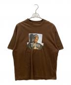 X-LARGE×TUPACエクストララージ×）の古着「BOX LOGO S/S TEE」｜ブラウン