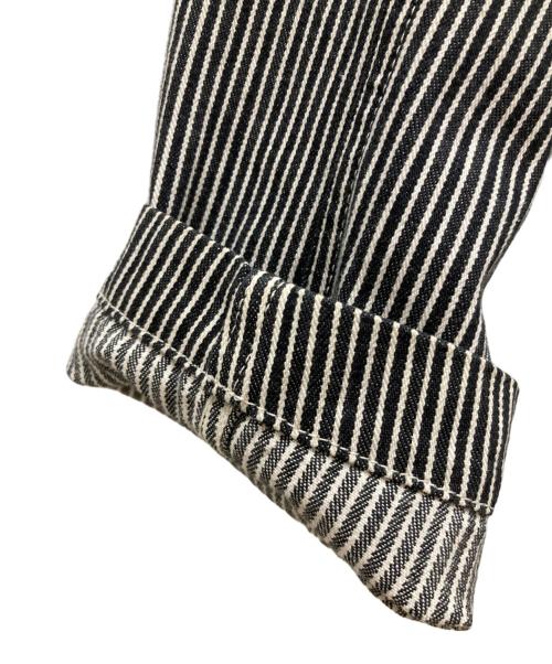 BEAMS PLUS（ビームスプラス）BEAMS PLUS (ビームスプラス) ヒッコリーストライプ 3ボタン ワークジャケット ブラック サイズ:Sの古着・服飾アイテム