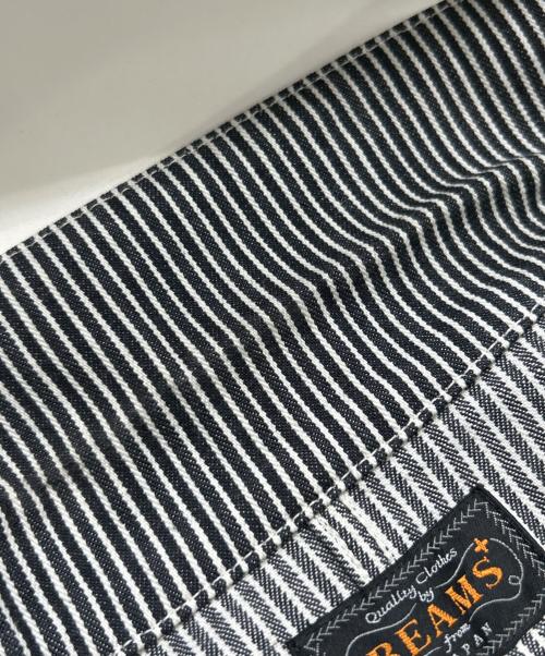 BEAMS PLUS（ビームスプラス）BEAMS PLUS (ビームスプラス) ヒッコリーストライプ 3ボタン ワークジャケット ブラック サイズ:Sの古着・服飾アイテム