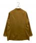 icB (アイシービー) ウールストレッチツイルダブル前ジャケット マスタード サイズ:42：5000円