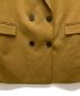 中古・古着 icB (アイシービー) ウールストレッチツイルダブル前ジャケット マスタード サイズ:42：5000円
