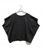 mizuiro-indミズイロインド）の古着「ボックスシルエットブラウス」｜チャコールグレー