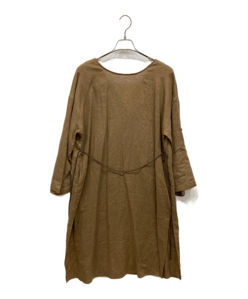 Dignite collier（ディニテ コリエ）Dignite collier (ディニテ コリエ) リネンワンピース ベージュ サイズ:freeの古着・服飾アイテム
