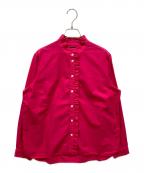 TIGRE BROCANTEティグルブロカンテ）の古着「フリルシャツ」｜ピンク