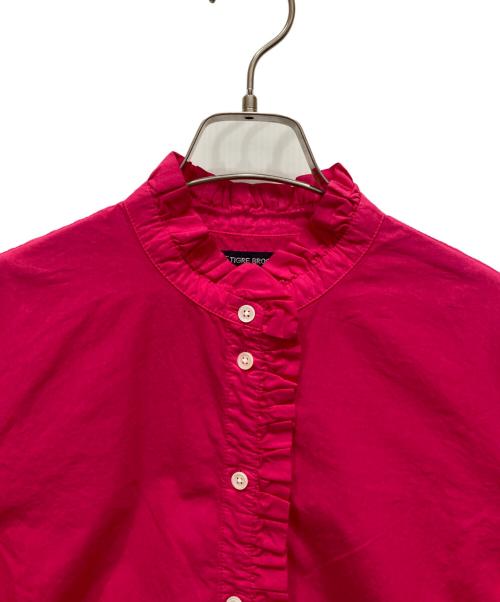 TIGRE BROCANTE（ティグルブロカンテ）TIGRE BROCANTE (ティグルブロカンテ) フリルシャツ ピンク サイズ:SIZE Mの古着・服飾アイテム