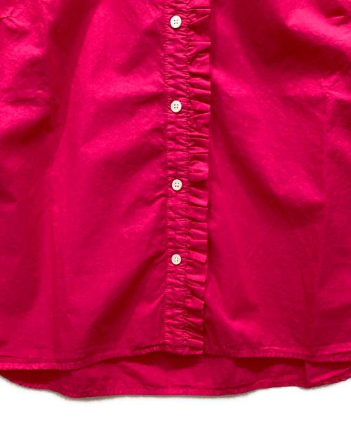 TIGRE BROCANTE（ティグルブロカンテ）TIGRE BROCANTE (ティグルブロカンテ) フリルシャツ ピンク サイズ:SIZE Mの古着・服飾アイテム