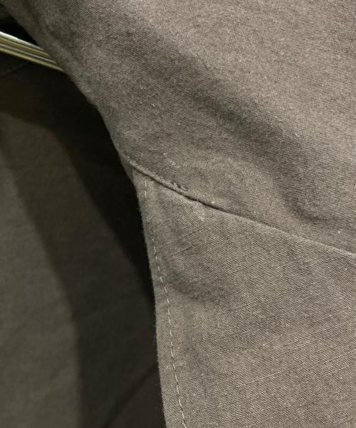 COLUMN（コラム）COLUMN (コラム) ジップポケットオープンカラーシャツ ブラウン サイズ:Ⅼの古着・服飾アイテム