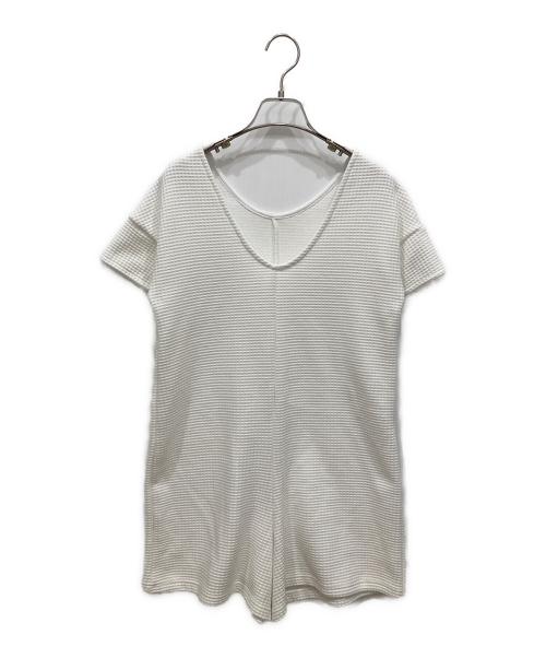Ayakawasaki（アヤカワサキ）Ayakawasaki (アヤカワサキ) 2way waffle rompers ホワイト サイズ:SIZE Freeの古着・服飾アイテム