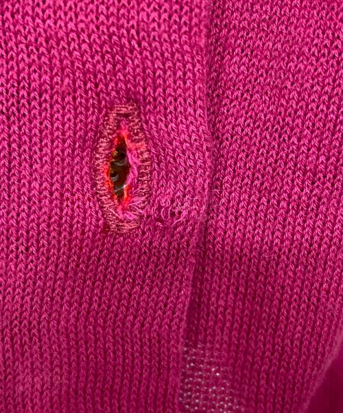 Vivienne Westwood RED LABEL（ヴィヴィアンウエストウッドレッドレーベル）Vivienne Westwood RED LABEL (ヴィヴィアンウエストウッドレッドレーベル) ドットカーディガン レッド サイズ:SIZE 3の古着・服飾アイテム