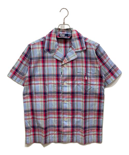 POLO RALPH LAUREN（ポロ・ラルフローレン）POLO RALPH LAUREN (ポロ・ラルフローレン) チェックセットアップ ブルー×レッド サイズ:Ⅿの古着・服飾アイテム