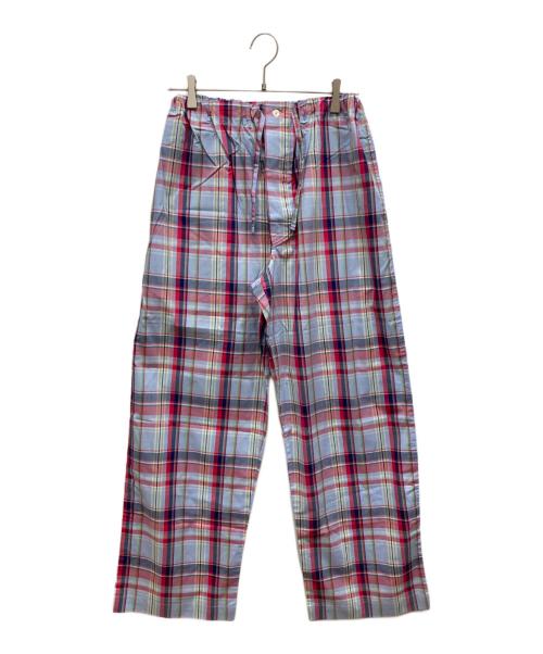 POLO RALPH LAUREN（ポロ・ラルフローレン）POLO RALPH LAUREN (ポロ・ラルフローレン) チェックセットアップ ブルー×レッド サイズ:Ⅿの古着・服飾アイテム