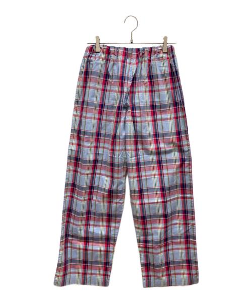 POLO RALPH LAUREN（ポロ・ラルフローレン）POLO RALPH LAUREN (ポロ・ラルフローレン) チェックセットアップ ブルー×レッド サイズ:Ⅿの古着・服飾アイテム