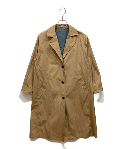 harriss（ハリス）harriss (ハリス) ポリエステルリバーAラインライトコート ベージュ サイズ:36の古着・服飾アイテム