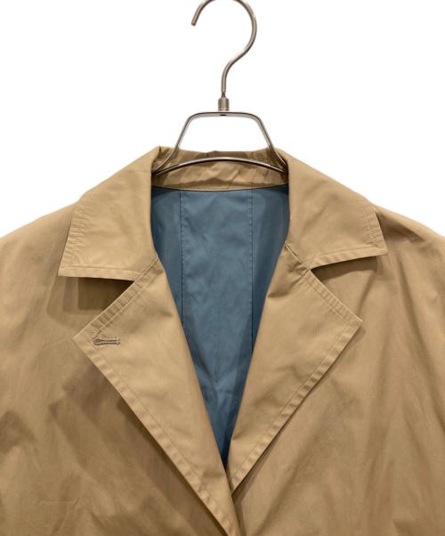 harriss（ハリス）harriss (ハリス) ポリエステルリバーAラインライトコート ベージュ サイズ:36の古着・服飾アイテム