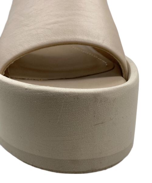 PALOMA BARCELO（パロマバルセロ）PALOMA BARCELO (パロマバルセロ) PLATFORM サンダル ベージュ サイズ:36の古着・服飾アイテム