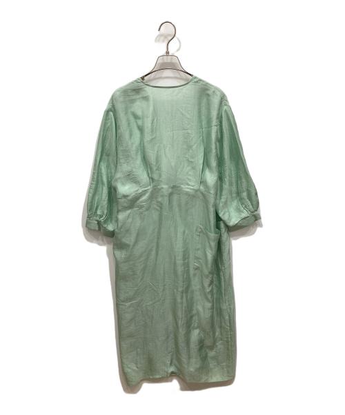 uryya（ユライヤ）uryya (ユライヤ) Silk Cachecoeur Dress グリーン サイズ:FREEの古着・服飾アイテム