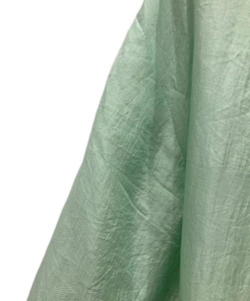 uryya（ユライヤ）uryya (ユライヤ) Silk Cachecoeur Dress グリーン サイズ:FREEの古着・服飾アイテム