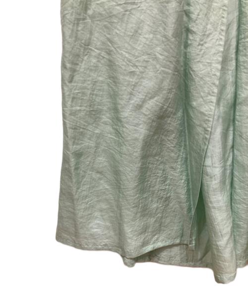 uryya（ユライヤ）uryya (ユライヤ) Silk Cachecoeur Dress グリーン サイズ:FREEの古着・服飾アイテム