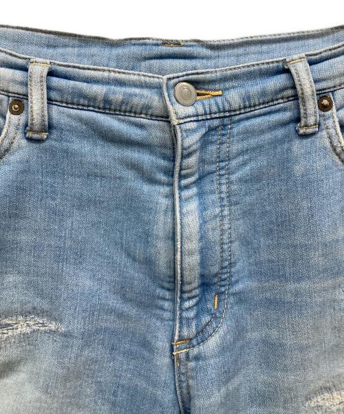 Ron Herman（ロンハーマン）Ron Herman (ロンハーマン) ダメージリペア加工 ハーフパンツ インディゴ サイズ:SIZE Lの古着・服飾アイテム