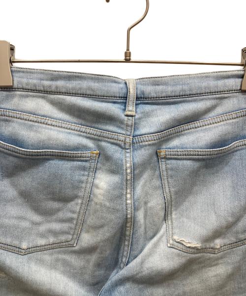 Ron Herman（ロンハーマン）Ron Herman (ロンハーマン) ダメージリペア加工 ハーフパンツ インディゴ サイズ:SIZE Lの古着・服飾アイテム