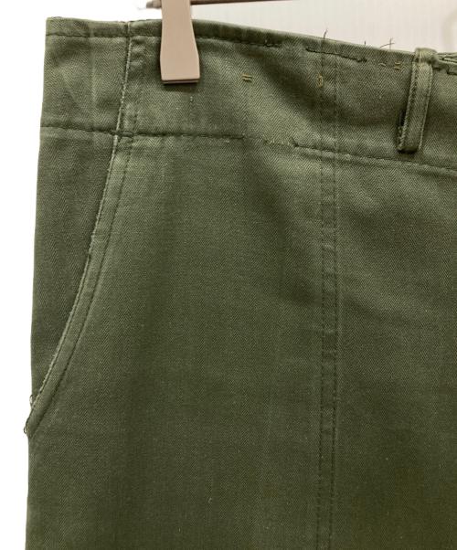 US ARMY（ユーエスアーミー）US ARMY (ユーエスアーミー) リメイクベイカーパンツ オリーブ サイズ:不明の古着・服飾アイテム