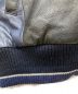 中古・古着 GENUINE MERCHANDISE (ジェニュイン マーチャンダイズ) 90ｓレザースタジャン ブラック×ネイビー サイズ:M：22000円