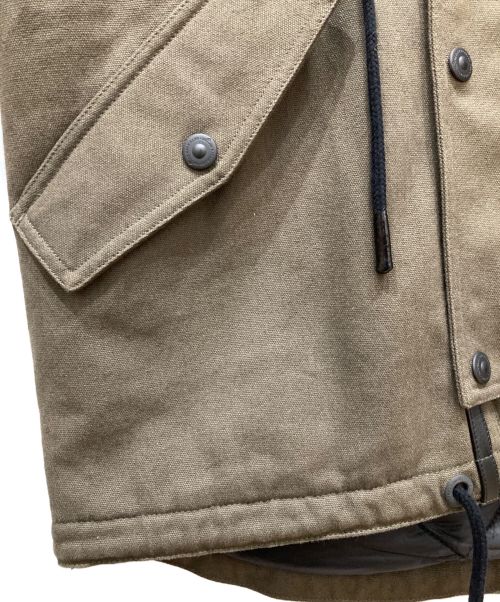 moose  knuckles（ムースナックルズ）moose  knuckles (ムースナックルズ) キャンバスダウンジャケット カーキ サイズ:SIZE XSの古着・服飾アイテム