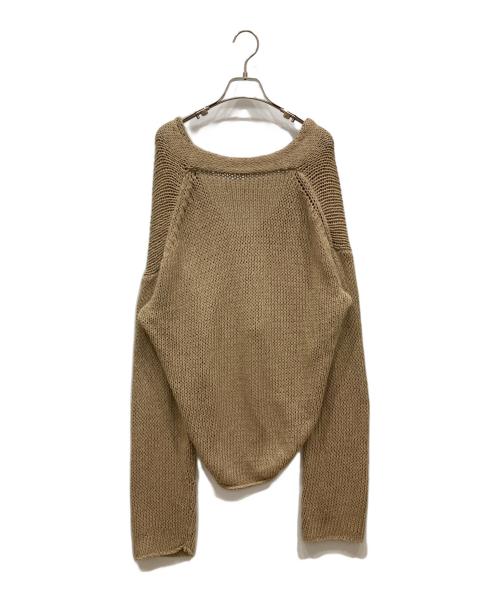TODAYFUL（トゥデイフル）TODAYFUL (トゥデイフル) Uneck Hand Knit ベージュ サイズ:freeの古着・服飾アイテム