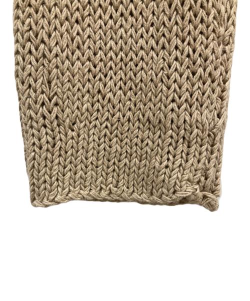 TODAYFUL（トゥデイフル）TODAYFUL (トゥデイフル) Uneck Hand Knit ベージュ サイズ:freeの古着・服飾アイテム