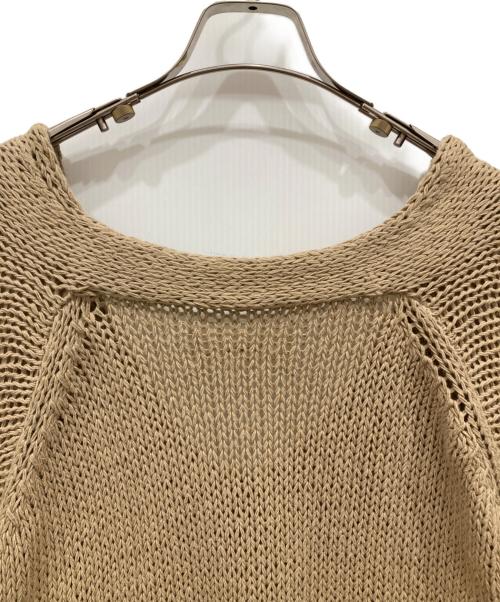 TODAYFUL（トゥデイフル）TODAYFUL (トゥデイフル) Uneck Hand Knit ベージュ サイズ:freeの古着・服飾アイテム