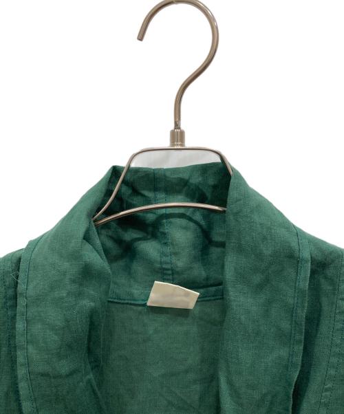根々（ネネ）根々 (ネネ) リネンチュニック グリーン サイズ:freeの古着・服飾アイテム