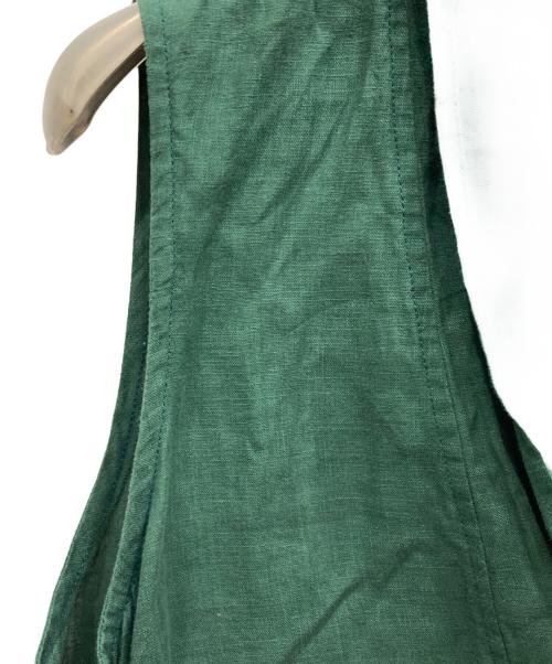 根々（ネネ）根々 (ネネ) リネンチュニック グリーン サイズ:freeの古着・服飾アイテム