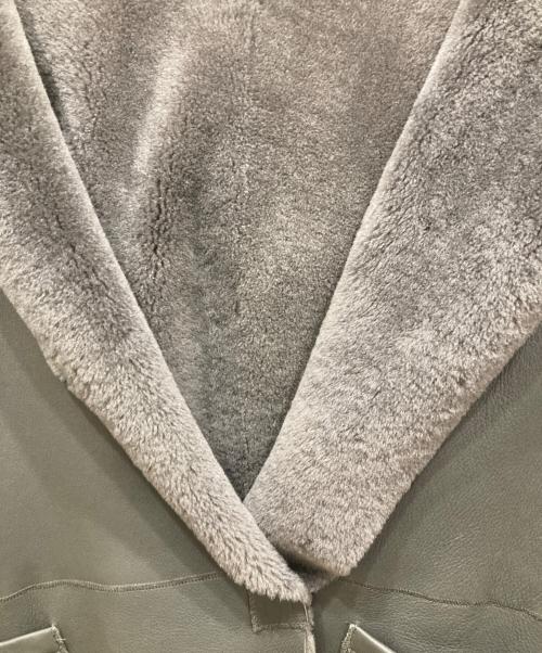 GUSHLOW&COLE（ガシュロウ＆コール）GUSHLOW&COLE (ガシュロウ＆コール) シープスキンムートンコート グレー サイズ:Sの古着・服飾アイテム
