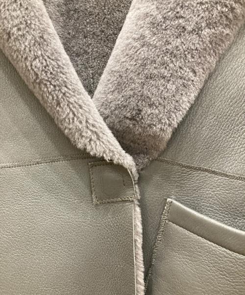 GUSHLOW&COLE（ガシュロウ＆コール）GUSHLOW&COLE (ガシュロウ＆コール) シープスキンムートンコート グレー サイズ:Sの古着・服飾アイテム