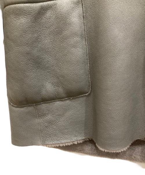 GUSHLOW&COLE（ガシュロウ＆コール）GUSHLOW&COLE (ガシュロウ＆コール) シープスキンムートンコート グレー サイズ:Sの古着・服飾アイテム