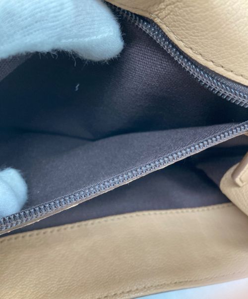 MaxMara（マックスマーラ）MaxMara (マックスマーラ) レザーリュック ベージュの古着・服飾アイテム