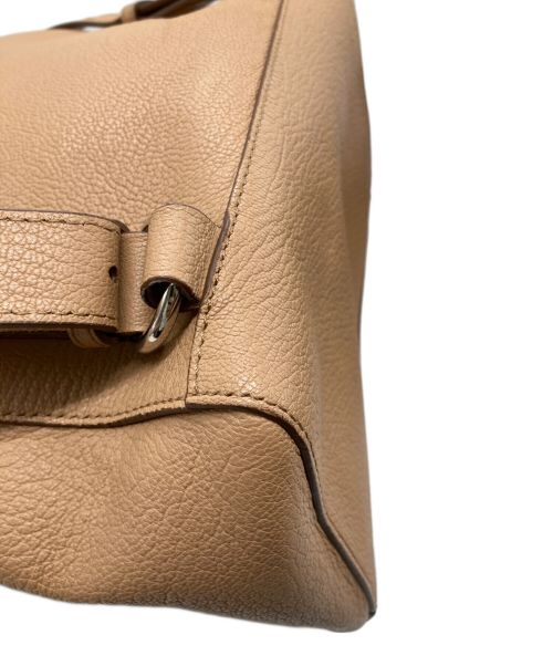 MaxMara（マックスマーラ）MaxMara (マックスマーラ) レザーリュック ベージュの古着・服飾アイテム