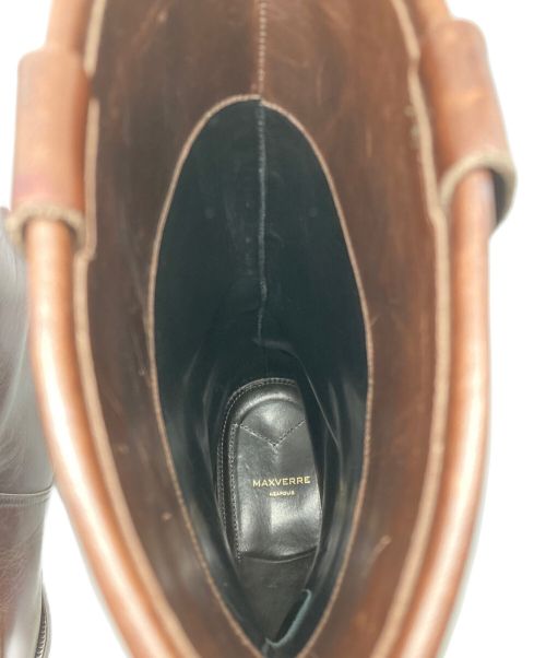 MAXVERRE（マックスヴェッレ）MAXVERRE (マックスヴェッレ) ペコスブーツ ブラウン サイズ: 6 1/2の古着・服飾アイテム