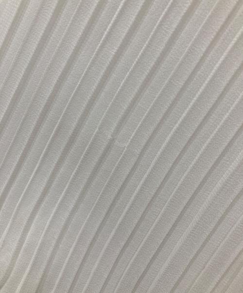 BALLSEY（ボールジィ）BALLSEY (ボールジィ) ポリエステルシフォンプリーツボウタイブラウス ホワイト サイズ:36の古着・服飾アイテム