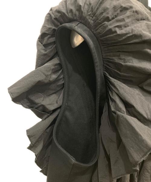 UNITED ARROWS（ユナイテッドアローズ）UNITED ARROWS (ユナイテッドアローズ) コンビ プリーツ Tシャツ ブラック サイズ:SIZE Freeの古着・服飾アイテム