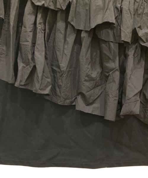 UNITED ARROWS（ユナイテッドアローズ）UNITED ARROWS (ユナイテッドアローズ) コンビ プリーツ Tシャツ ブラック サイズ:SIZE Freeの古着・服飾アイテム