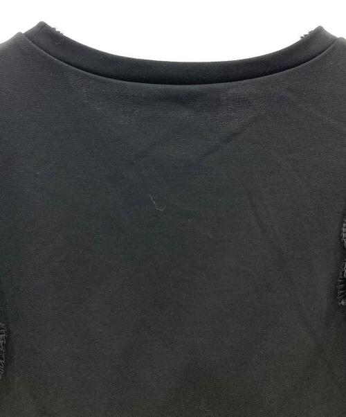 UNITED ARROWS（ユナイテッドアローズ）UNITED ARROWS (ユナイテッドアローズ) コンビ プリーツ Tシャツ ブラック サイズ:SIZE Freeの古着・服飾アイテム