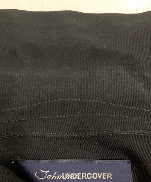 JohnUNDERCOVER（ジョンアンダーカバー）JohnUNDERCOVER (ジョンアンダーカバー) 17SS Embroidery open collar shirt ブラック サイズ:SIZE 2の古着・服飾アイテム
