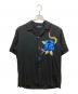 JohnUNDERCOVER（ジョンアンダーカバー）の古着「17SS Embroidery open collar shirt」｜ブラック