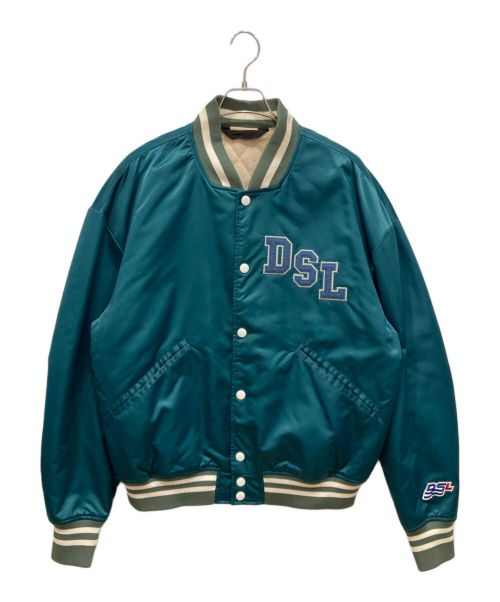 DIESEL（ディーゼル）DIESEL (ディーゼル) VENICE ナイロンスタジャン グリーン サイズ:XLの古着・服飾アイテム