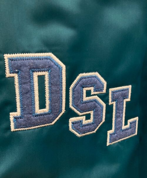 DIESEL（ディーゼル）DIESEL (ディーゼル) VENICE ナイロンスタジャン グリーン サイズ:XLの古着・服飾アイテム